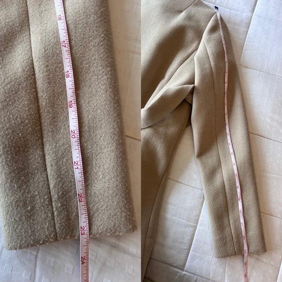 NWOT Twik Simons Self-tie Belted Coat XS Tan/Beige - Picture 15 of 16